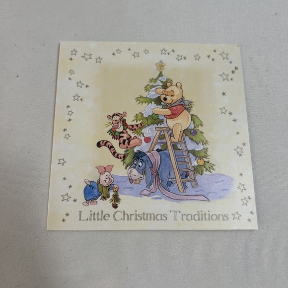 Sainsbury Disney Winne The Pooh Christmas Cards Unused 4 Designs 2006 - Picture 2 of 13